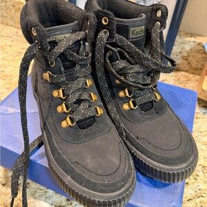 Keds Black Fielder Ankle Boots